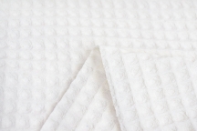 Хлопок для пледов и покрывал 240 см бело-молочный суфле