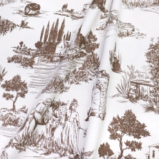 DUCK Интерьерная ткань 180см Туаль Де Жуи коричневый