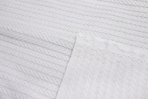 Хлопок для пледов и покрывал 240 см светло-серый теплый