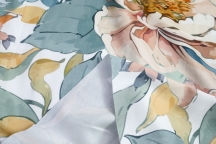 Bed linen sateen 240 cm pale turquoise