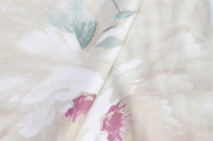 Bed linen sateen 240 cm pale turquoise