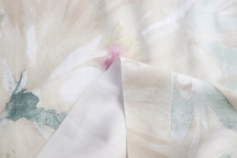 Bed linen sateen 240 cm pale turquoise