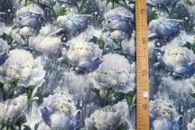 Bed linen sateen 240 cm pale turquoise