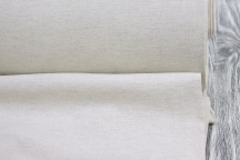 Linen cotton 260 cm Linen Fabric Stone Washed gray undyed