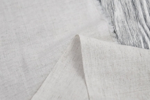 Linen cotton 260 cm Linen Fabric Stone Washed gray undyed