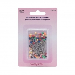 Булавки портновские 38 мм, упак./100 шт., Hobby&Pro 210138