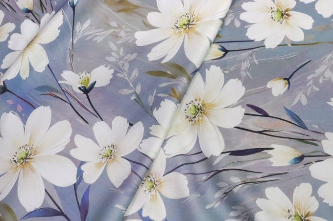 Bed linen sateen 240 cm pale turquoise