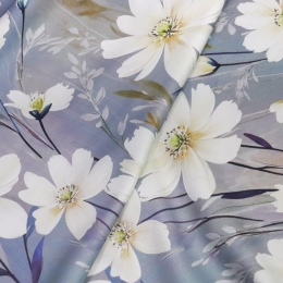 Сатин для постельного белья 240 см цифровая печать Космеи