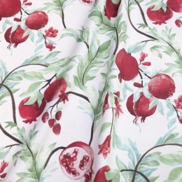 DUCK Интерьерная ткань 180см цифровая печать Гранат