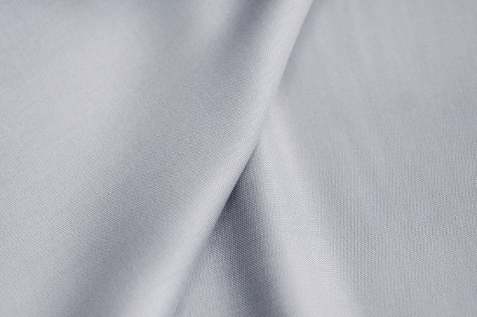 Satin for bed linen 240 cm warm gray