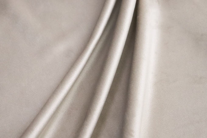 Velvet 300cm matt grey-lavender drape fabric
