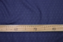 Итальянский плательно-блузочный жаккардовый хлопок синий 