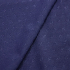 Итальянский плательно-блузочный жаккардовый хлопок синий Итальянский плательно-блузочный жаккардовый хлопок синий