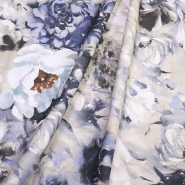 DUCK Интерьерная ткань 180см цифровая печать Пионы акварель