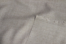 Italian suit wool-flannel gray melange
