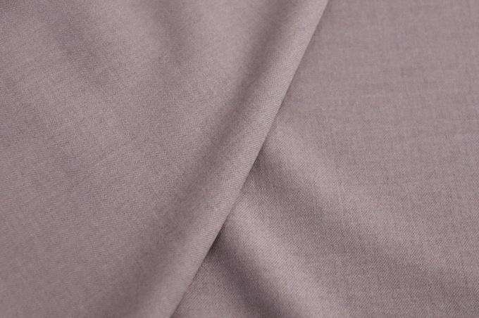 Italian suit wool-flannel gray melange