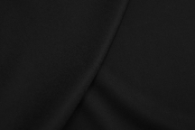 Italian suit wool-flannel black