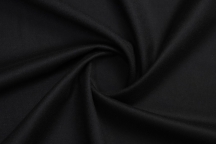 Italian suit wool-flannel black