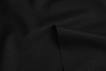 Italian suit wool-flannel black