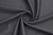 Italian suit wool-flannel gray melange