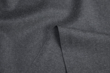 Italian suit wool-flannel gray melange
