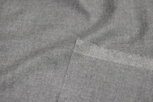 Italian suit wool-flannel gray melange