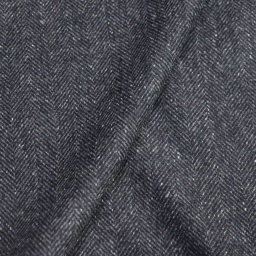 Итальянская костюмная шерсть елочка синий