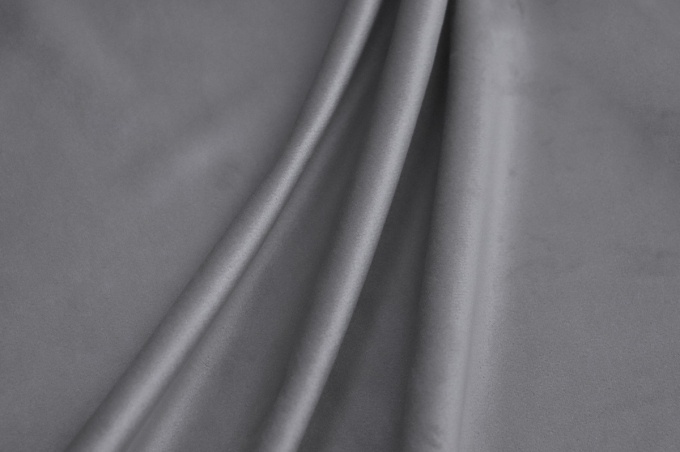 Velvet 300cm matt grey-lavender drape fabric