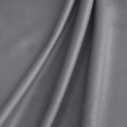 Портьерная ткань бархат 300см серый