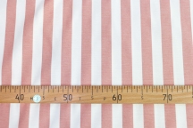 DUCK Interior Fabric, 180cm, Pearl Pink Stripe