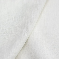 Decorative linen curtain fabric 150cm milk cream