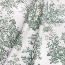 DUCK Интерьерная ткань 180см Туаль Де Жуи зелёный