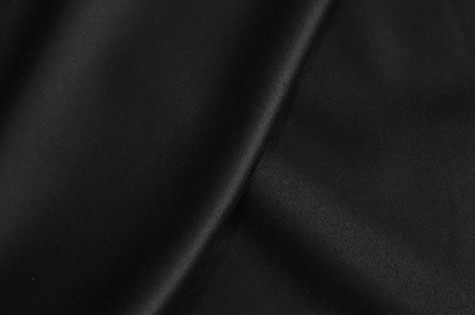 Italian suit wool-flannel black