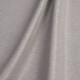 Портьерная ткань 300 см рогожка Блэкаут серо-кремовый Violet 12B
