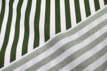 DUCK Interior Fabric, 180cm, Dark Green Stripe