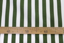 DUCK Interior Fabric, 180cm, Dark Green Stripe