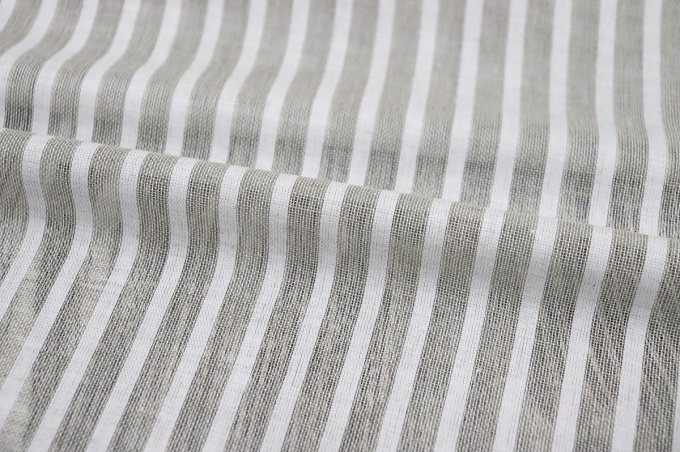 Linen tulle linen with cotton light grey