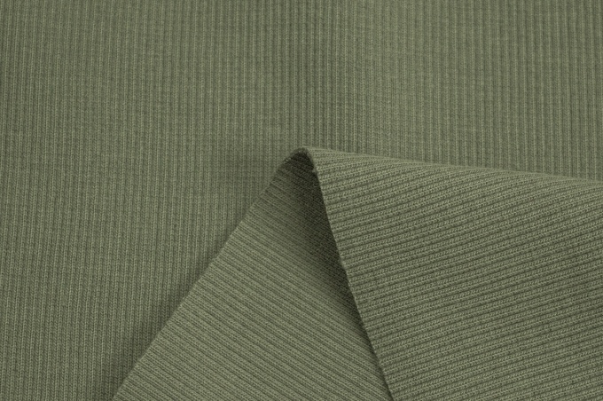 Трикотажное полотно Кашкорсе Burnt Olive 18-0521
