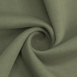 Трикотаж футер 3-х нитка с начёсом Burnt Olive 18-0521