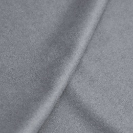 Итальянский валяный шерстяной трикотаж серо-сизый