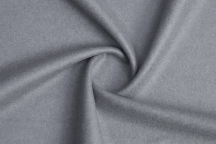 Итальянский валяный шерстяной трикотаж серо-сизый