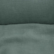 Medium Weight linen with Viscose Stone Washed natural sage gray-green color
