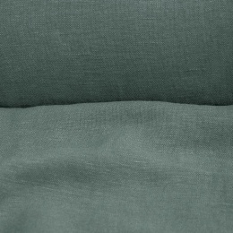 Medium Weight linen with Viscose Stone Washed natural sage gray-green color