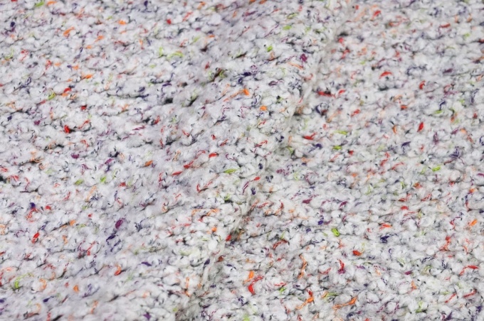 Итальянский пальтовый шерстяной твид