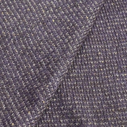 Итальянский шерстяной трикотаж бледно-фиолетовый с пайетками