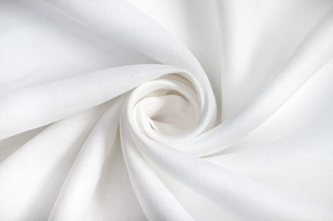 White diagonal suit heavyweight linen 200 gsm