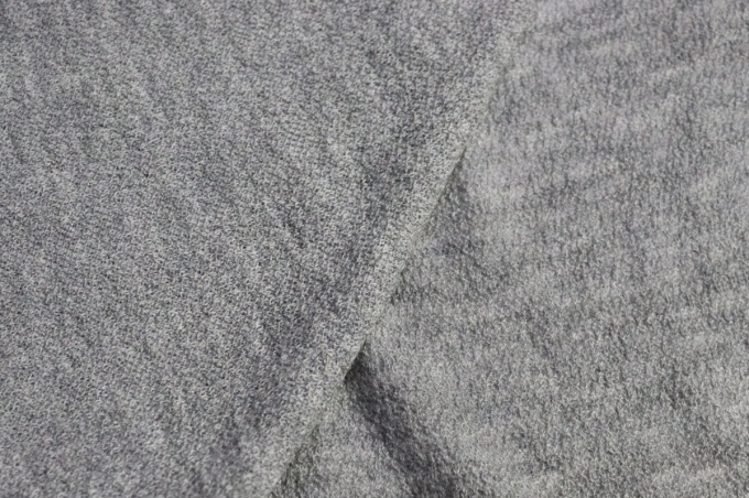 Итальянский тонкий шерстяной трикотаж серый