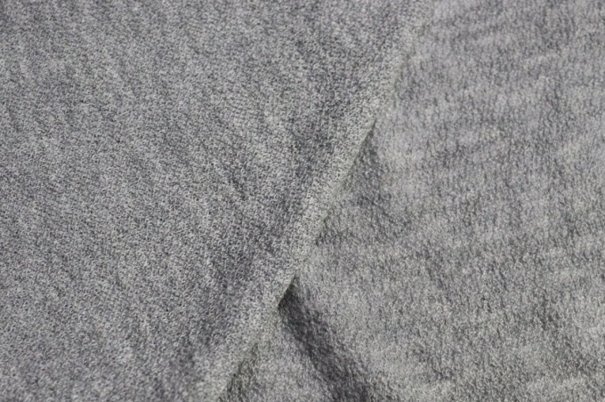 Итальянский тонкий шерстяной трикотаж серый