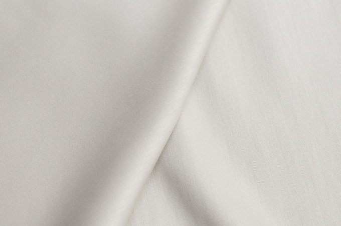 Satin for bed linen 240 cm gray-beige