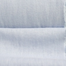 Medium Weight linen with Viscose Stone Washed pastel blue